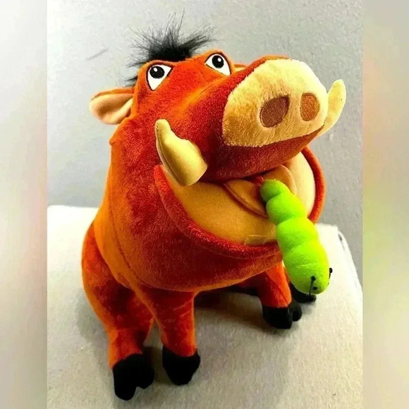 Disney Pumba Talking Eating Lion King Warthog Plush see video - Picture 1 of 11